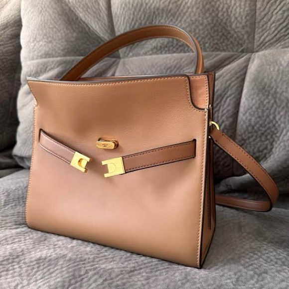 Tory Burch Small Lee Radziwill Double Bag - Picture 1 of 14
